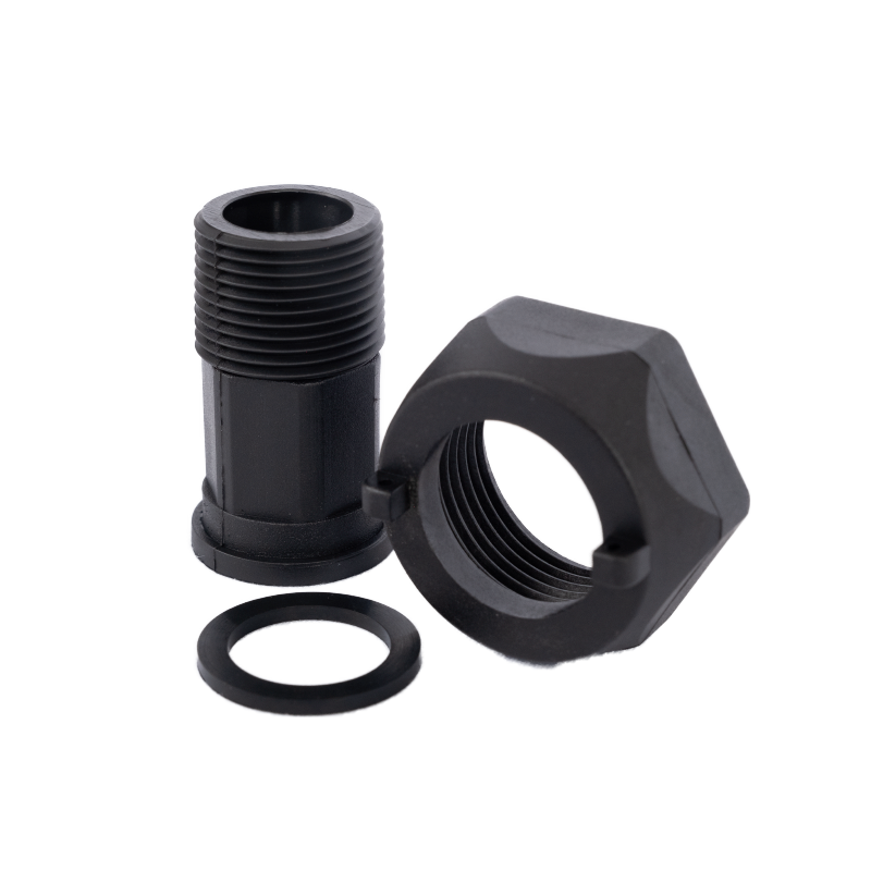 Water Meter Plastic Tail, Nut & Washer 15mm