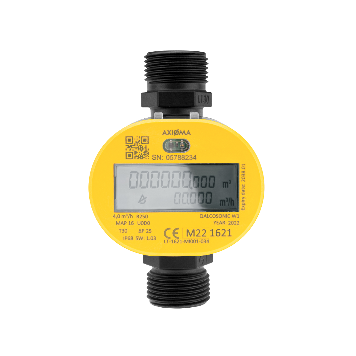Axioma Ultrasonic Cold Water Meter 20mm