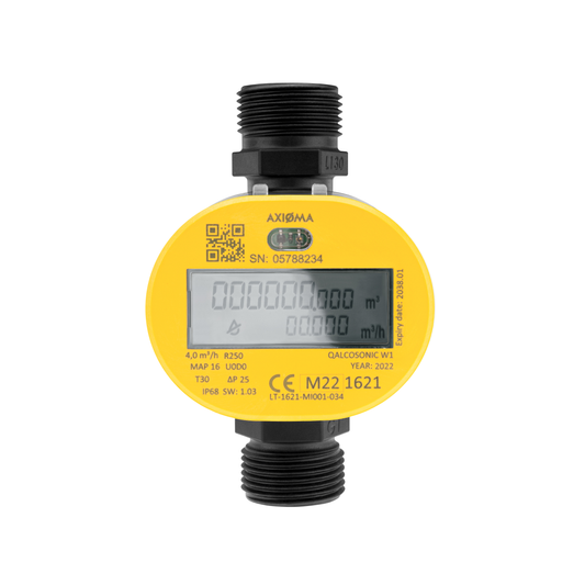 Axioma Ultrasonic Cold Water Meter 15mm