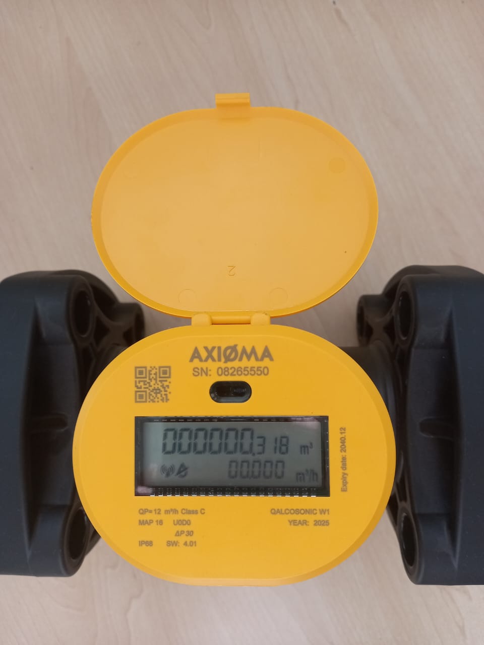 Axioma Ultrasonic Hot Water Meter 40mm