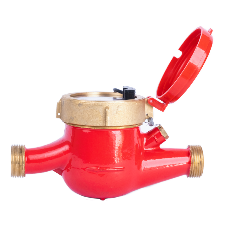 Brass Multi-jet Domestic Water Meter (Hot) 20mm